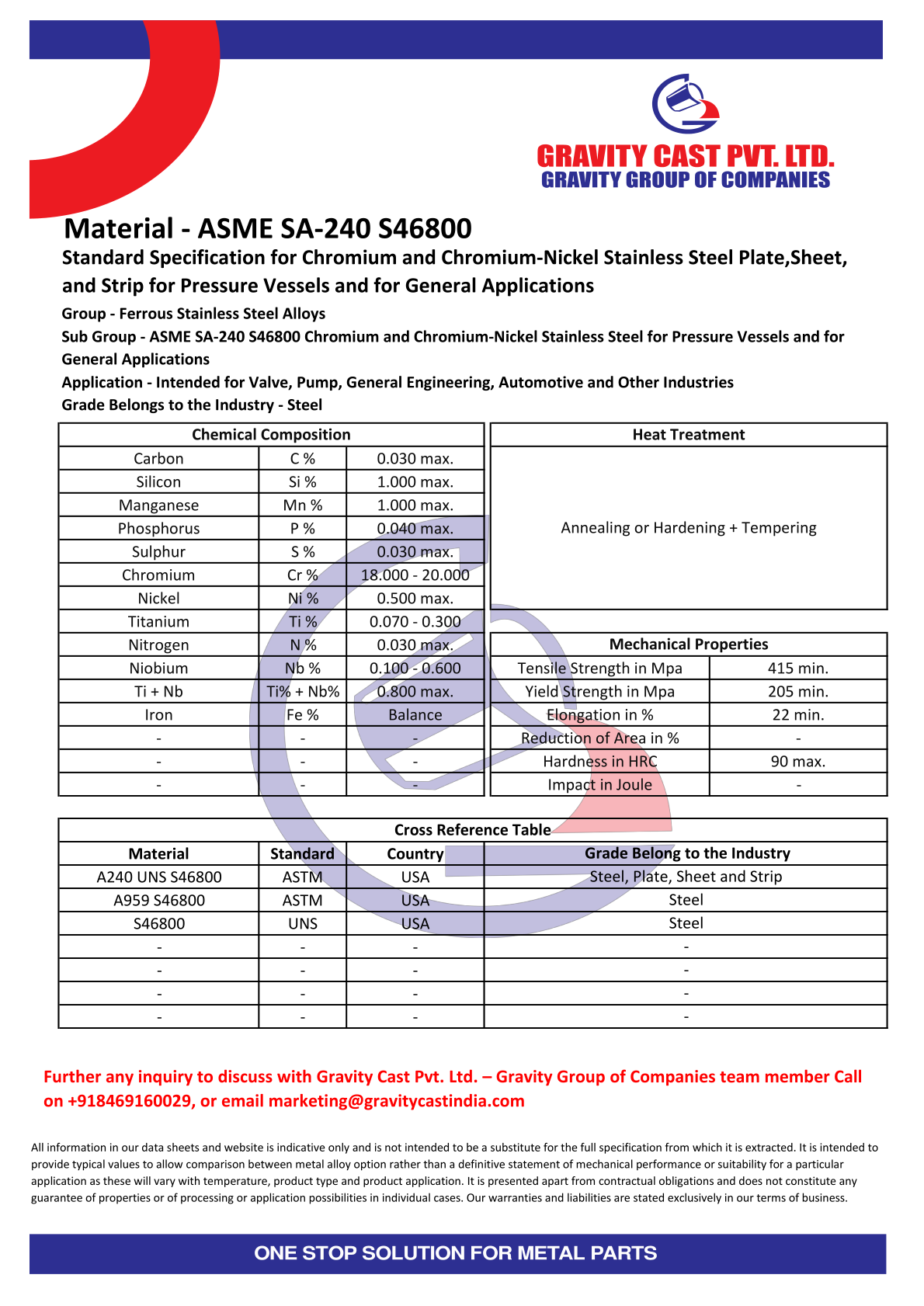 ASME SA-240 S46800.pdf